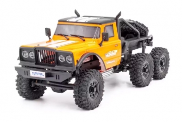 RTR HOBBYTECH CRX18 Truck Trail 1/18, 6x6 - oranžová