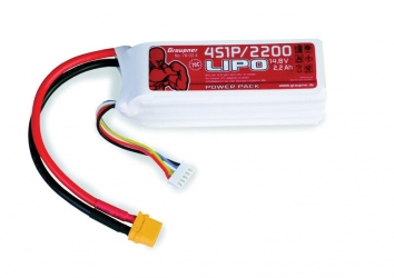 Power Pack LiPo 4/2200 11,1 V 70C XT60