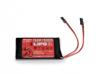 TX LiPo 1S2P/5000 3,8V TX, 21Wh