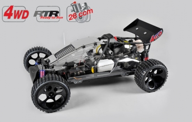 FG Buggy WB 535, 4WD, RTR, transparent body