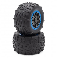 Funtek MTX complety tyres, Blue, 2 pcs.