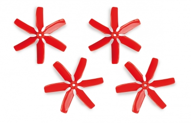 Propeller SET 4046 6-Blatt rot CW CCW roVE4