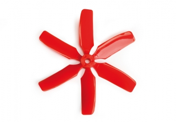 Propeller 4046 6-Blatt rot CCW VE 4 rot