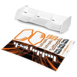 New high down force 1/8 Off Road wing WHITE + stickers