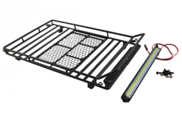 ROOF LUGGAGE RACK WITH LED BAR 230X143X25MM 250G