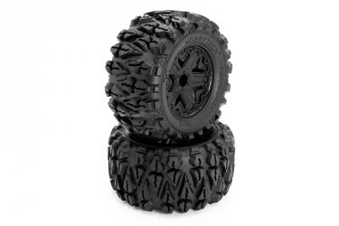 TERRAMAX 140/73 12mm Hex Tyres complety, 2 Pcs.