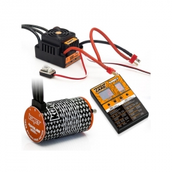 COMBO BRUSHLESS 100Amp WP + 4P 4268SL 1900Kv motor + program card