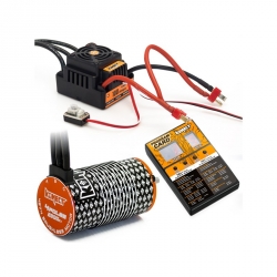 COMBO BRUSHLESS 100Amp WP + 4P 4274SL 2200Kv motor + program card