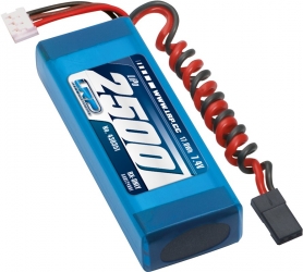 LRP LiPo 2500 RX-Pack 2/3A Straight - RX-only - 7.4V / Futaba 7PX, 10PX TX