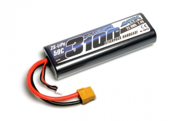 ANTIX by LRP 3100 - 7.4V - 50C LiPo Car Stickpack Hardcase - XT60 Plug