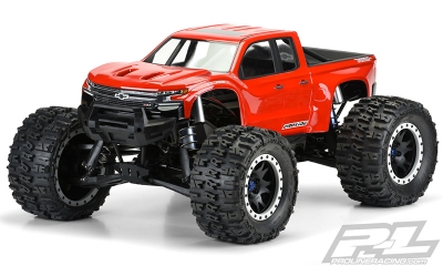 Pre-Cut 2019 Chevy Silverado Z71 Trail Boss Clear Body for X-MAXX