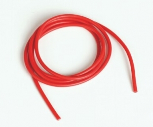 silicon wire 1,6 qmm 2x1m, red, 15 AWG