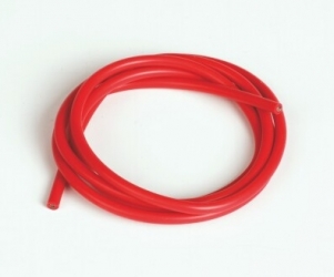 silicon wire 2,6 qmm1m, red, 13 AWG