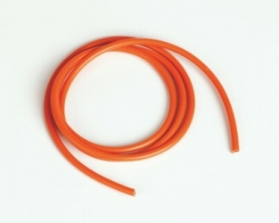 silicon wire 2,6 qmm1m, orange, 13 AWG