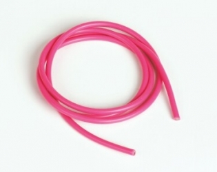 silicon wire 2,6 qmm1m, pink, 13 AWG