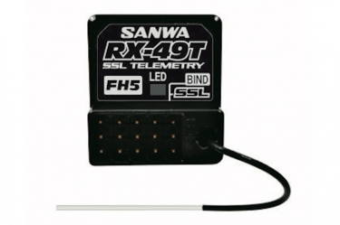 RX-49T (FH5/FH5U) Waterproof Telemetry Receiver