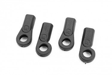 4mm Steering Clevises for 7mm Balls, 4 Pcs.