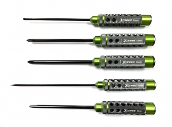 Phillips screwdriver set 3.5 5.0 & 5.8 x 120mm + flat head screwdriver set 3.0 & 5.0 (HSS