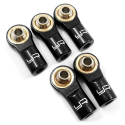 Aluminum M3 Rod Ends (5pcs) Black